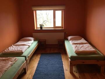 Фото номера Коттедж с 6 спальнями Дома для отпуска Dzintara Pirts г. Vilgāle 36